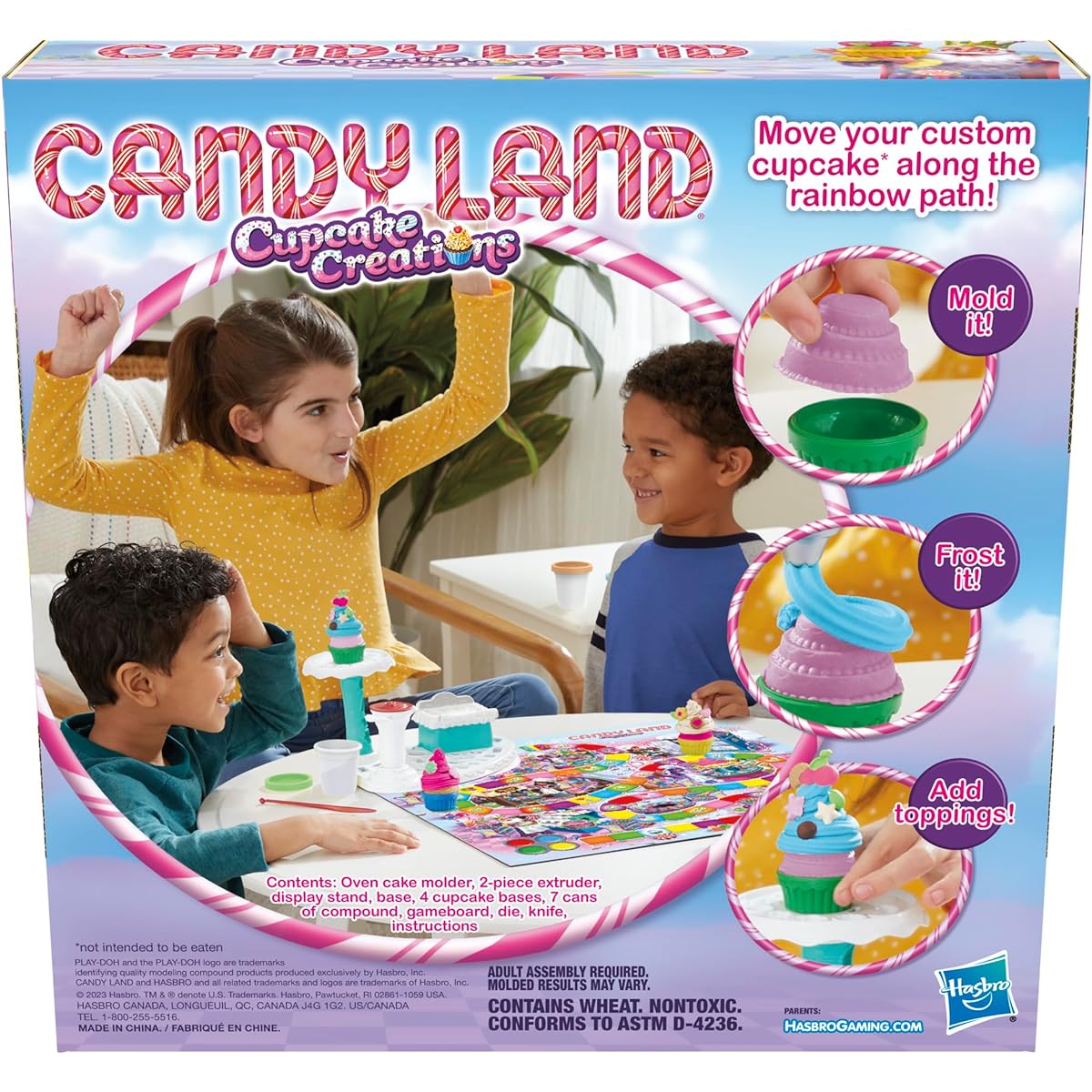 Candy Land cupcake creation