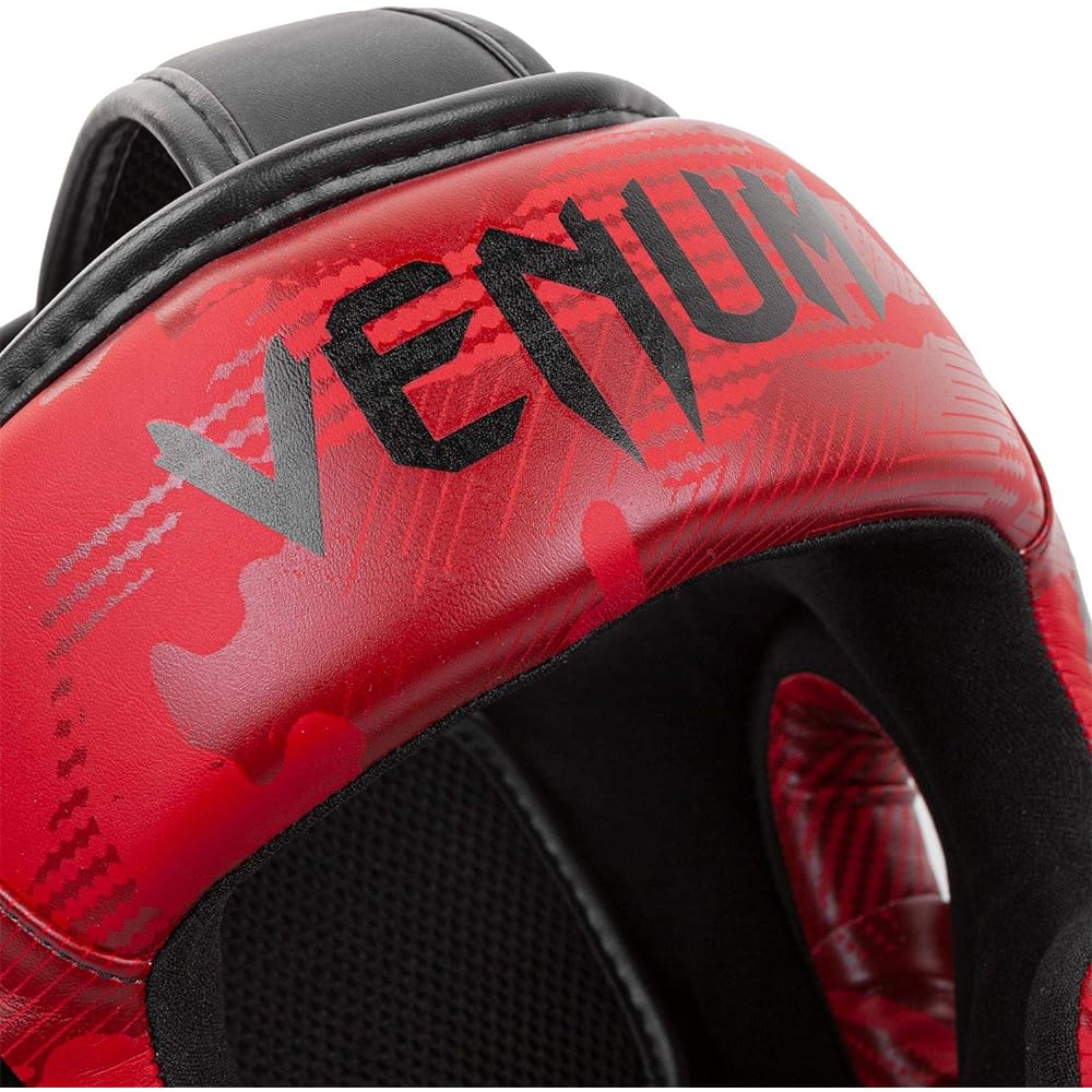 Venum Elite Headgear - Red/Camo One Size