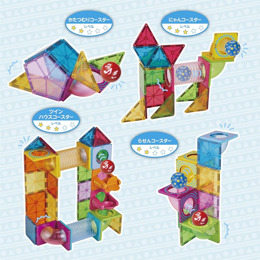 People Pythagoras(R) BASIC Educational! Ball Coaster DX [1 and a half years old and up] Can be played, created, and inspired to grow PGS-132