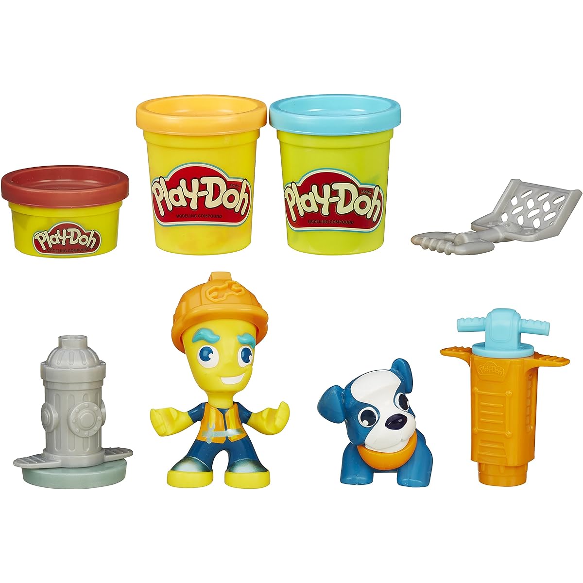 Play-Doh Town Road Worker and Pup