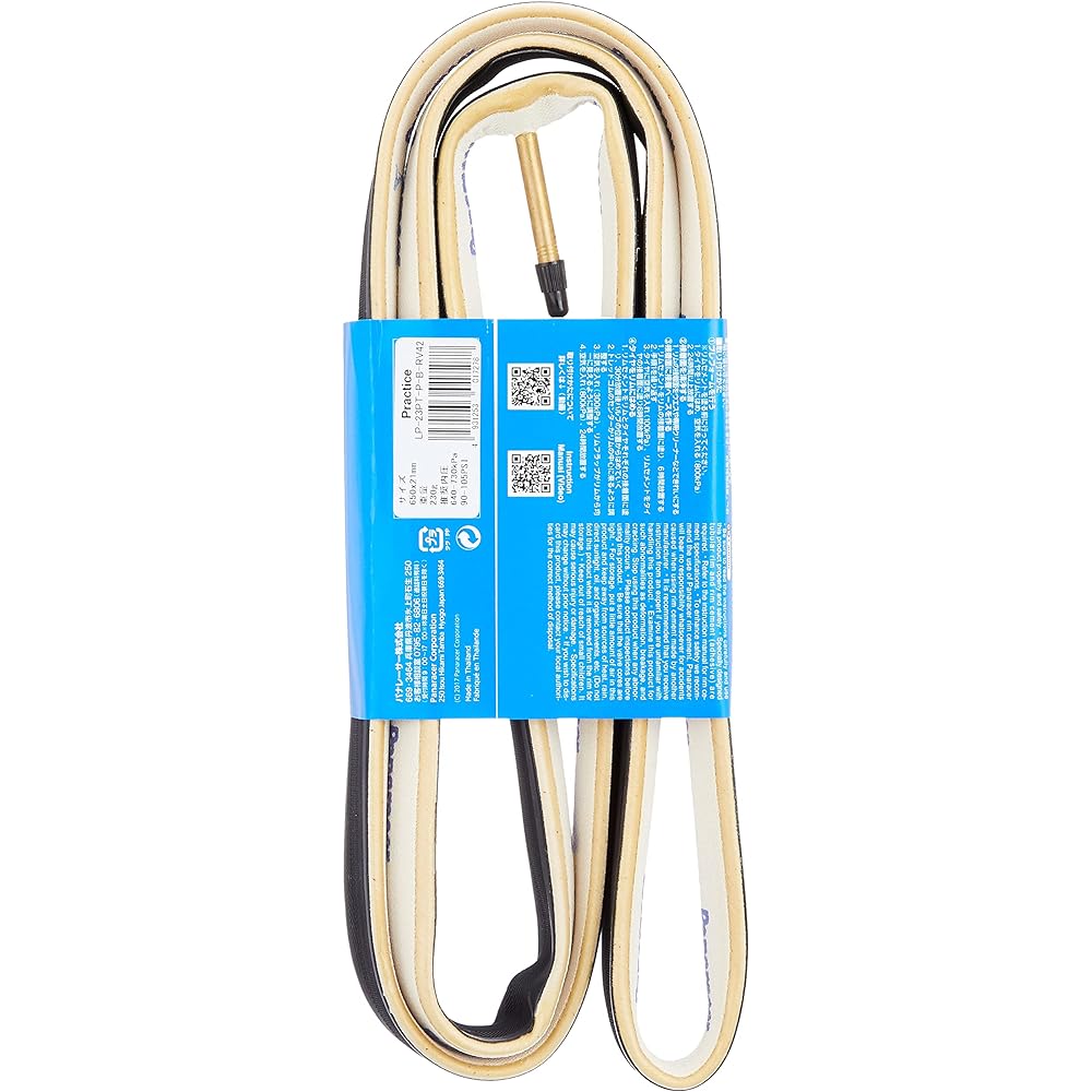 Panaracer Tubular Tire [650×21.0] Practice LP-23PT-P-B-RV42 Black/Skin Side (For Road Bike/Road Race)