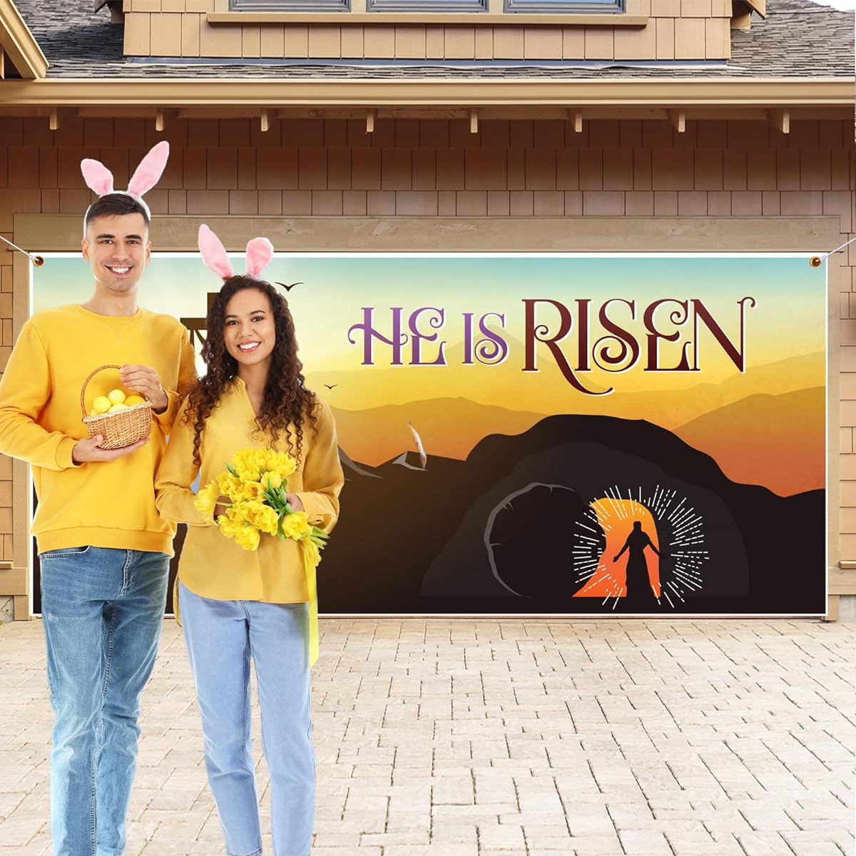 Easter Garage Door Cover