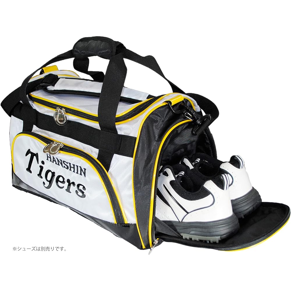 Lezax Hanshin Tigers Boston Bag White HTBB-2409