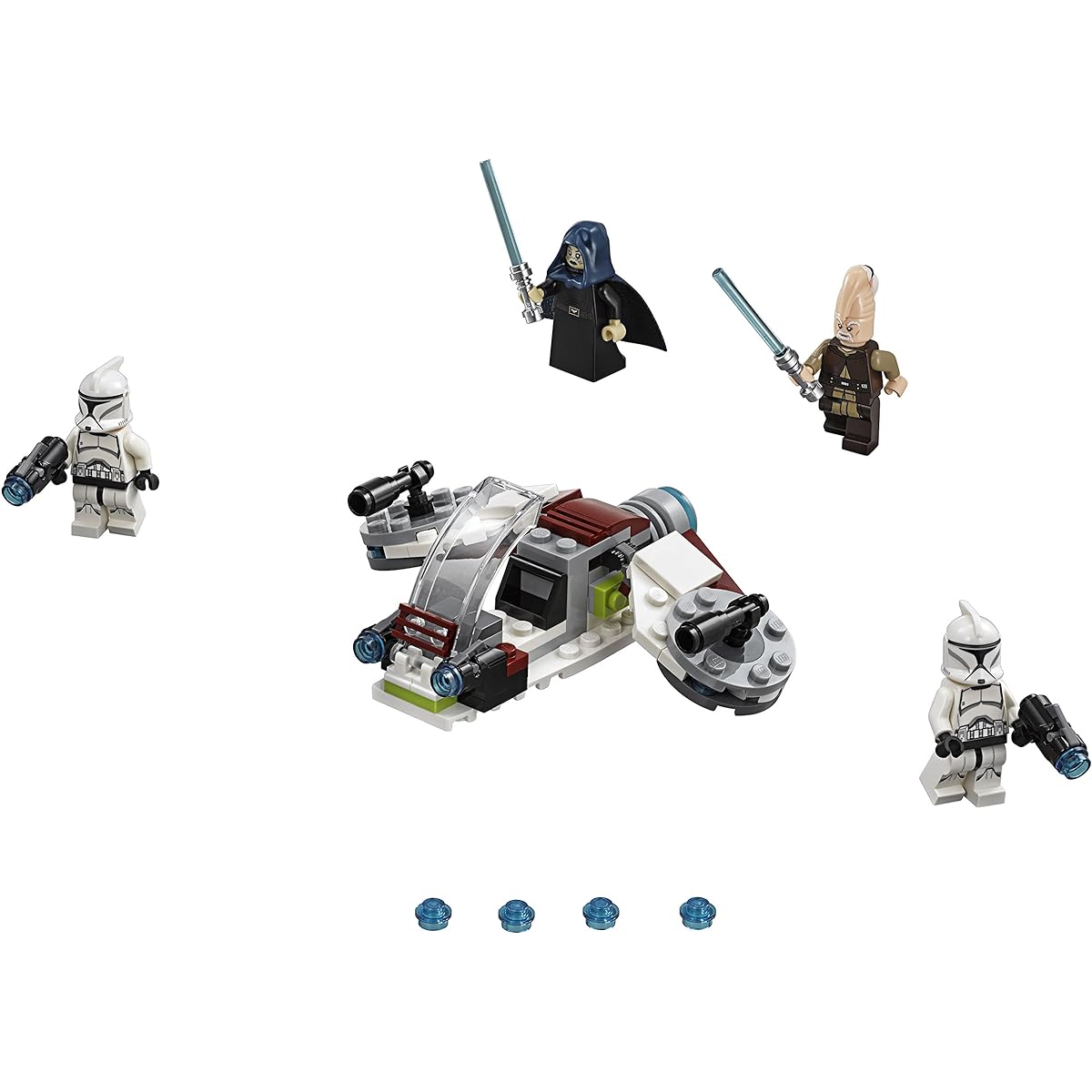 LEGO Star Wars Jedi and Clone Troopers Battle Pack 75206 Building Kit (102 Piece)