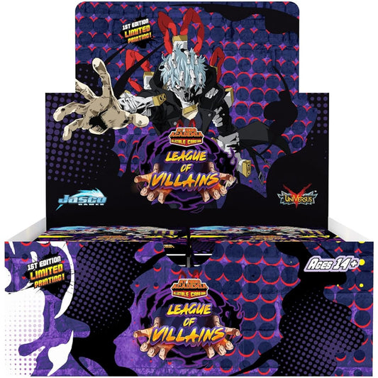 My Hero Academia Collector's Card Game Series 4 Unlimited League of Villains 10 Cards Single Pack Booster Pack | Adult TCG | Ages 14+ | 2 Players | Average Play Time 20-30 minutes | Manufactured by Jasco Games