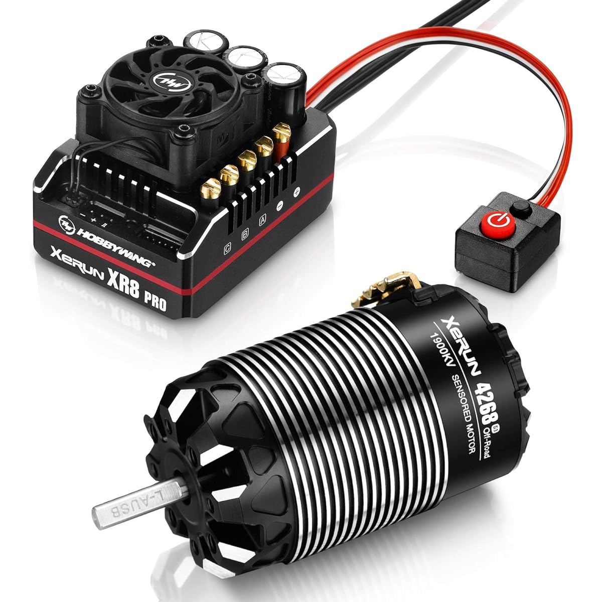 XERUN XR8 PRO ESC Mar (2S-4S) (XR8 PRO Combo B (Xerun 4268 SD G3 2800kV))