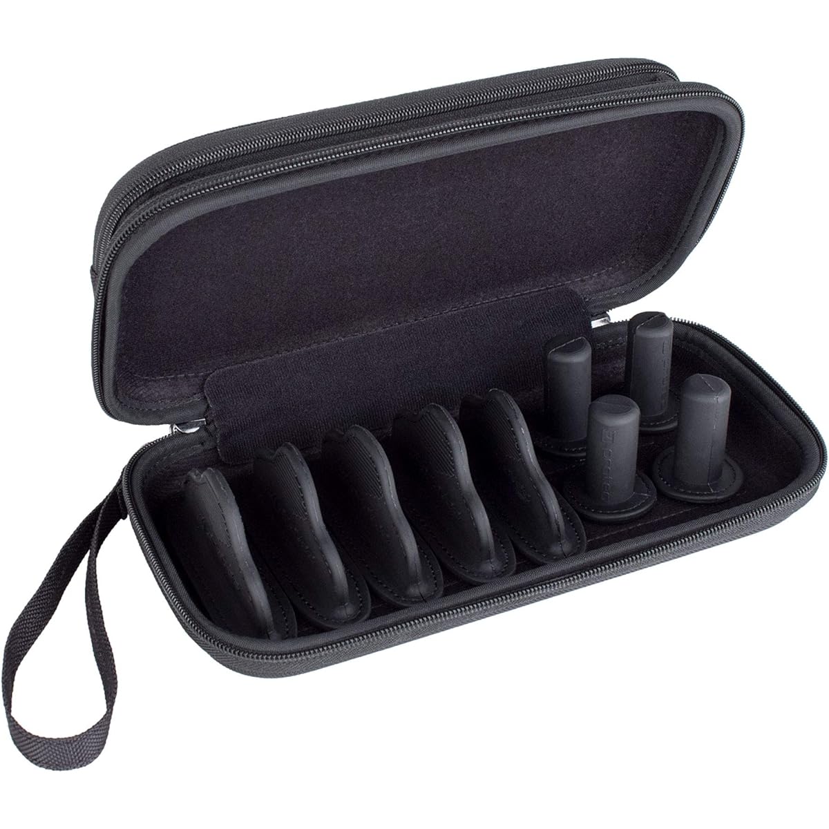 PROTEC Woodwind Instrument Mouthpiece & Ligature Modular Pouch Holds 4 Mouthpieces A400 Black