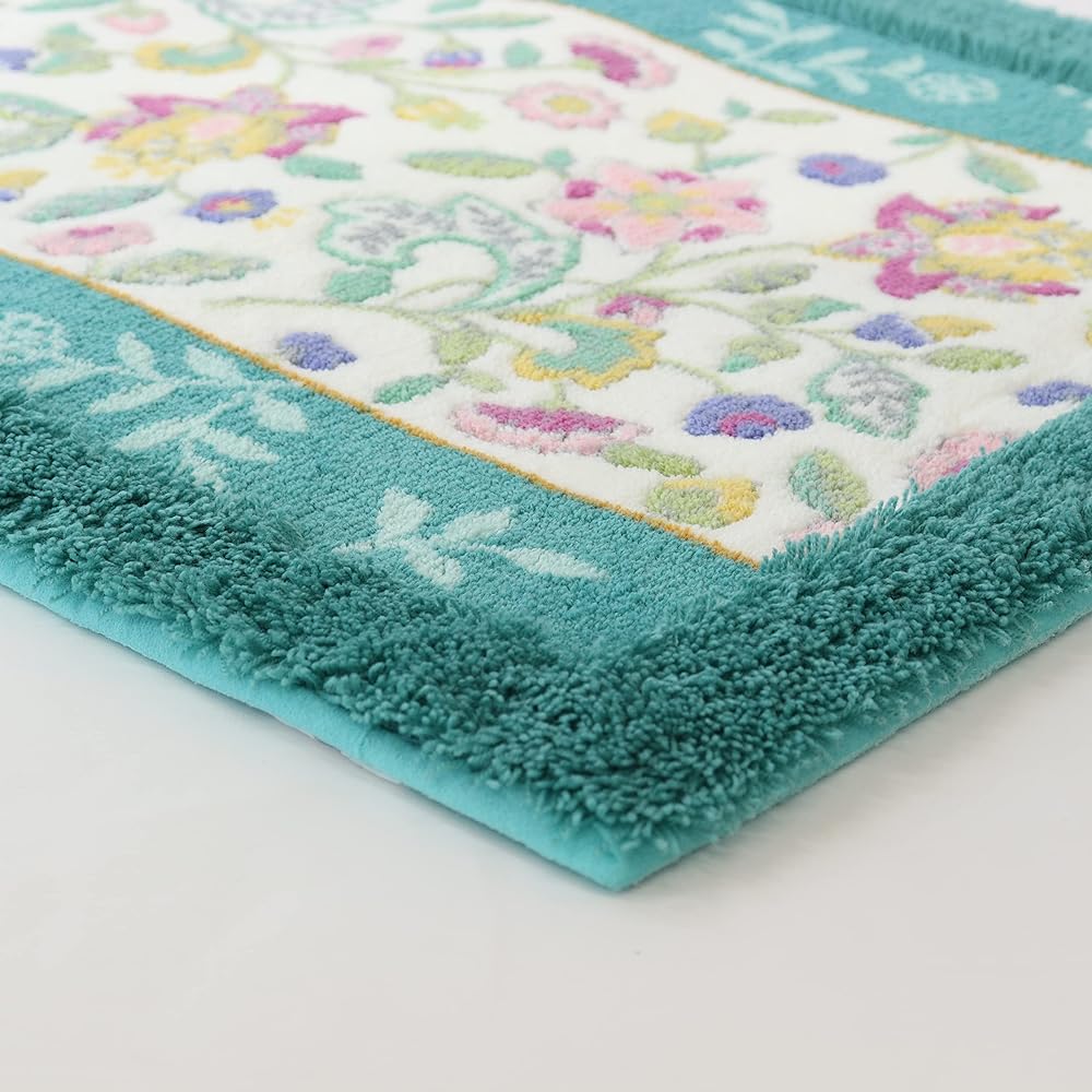 Kawashima Textile Cercon MINTON Regal Haddon Hall II Kitchen Mat 50 x 250cm FT1590 G Green