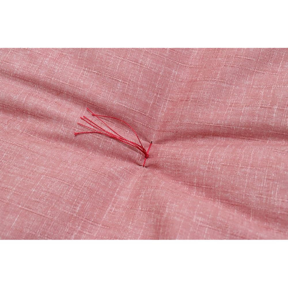 Takaoka rice cracker cushion, diameter 100cm, two-tone color, petit flower pink x support