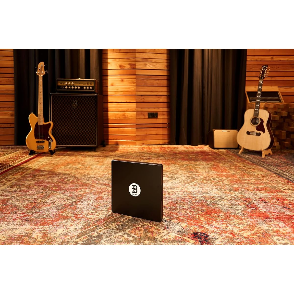 MEINL Percussion Travel Cajon TCAJ1BK + Dedicated Case MSTTCAJB Set [Official Japanese Product]