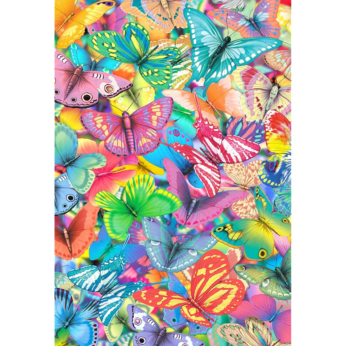 RoseArt Super Deep 3D 300 Piece Jigsaw Puzzle Butterfly Magic