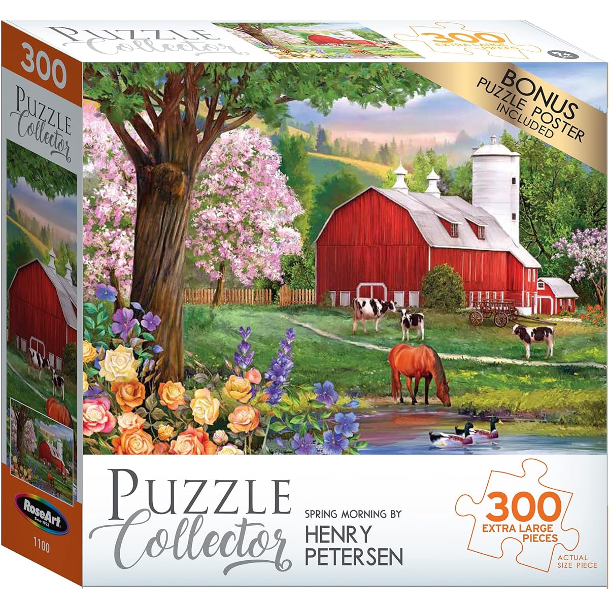 Cra-Z-Art - RoseArt - Puzzle Collector - Spring Morning - 300XL Piece Jigsaw Puzzle