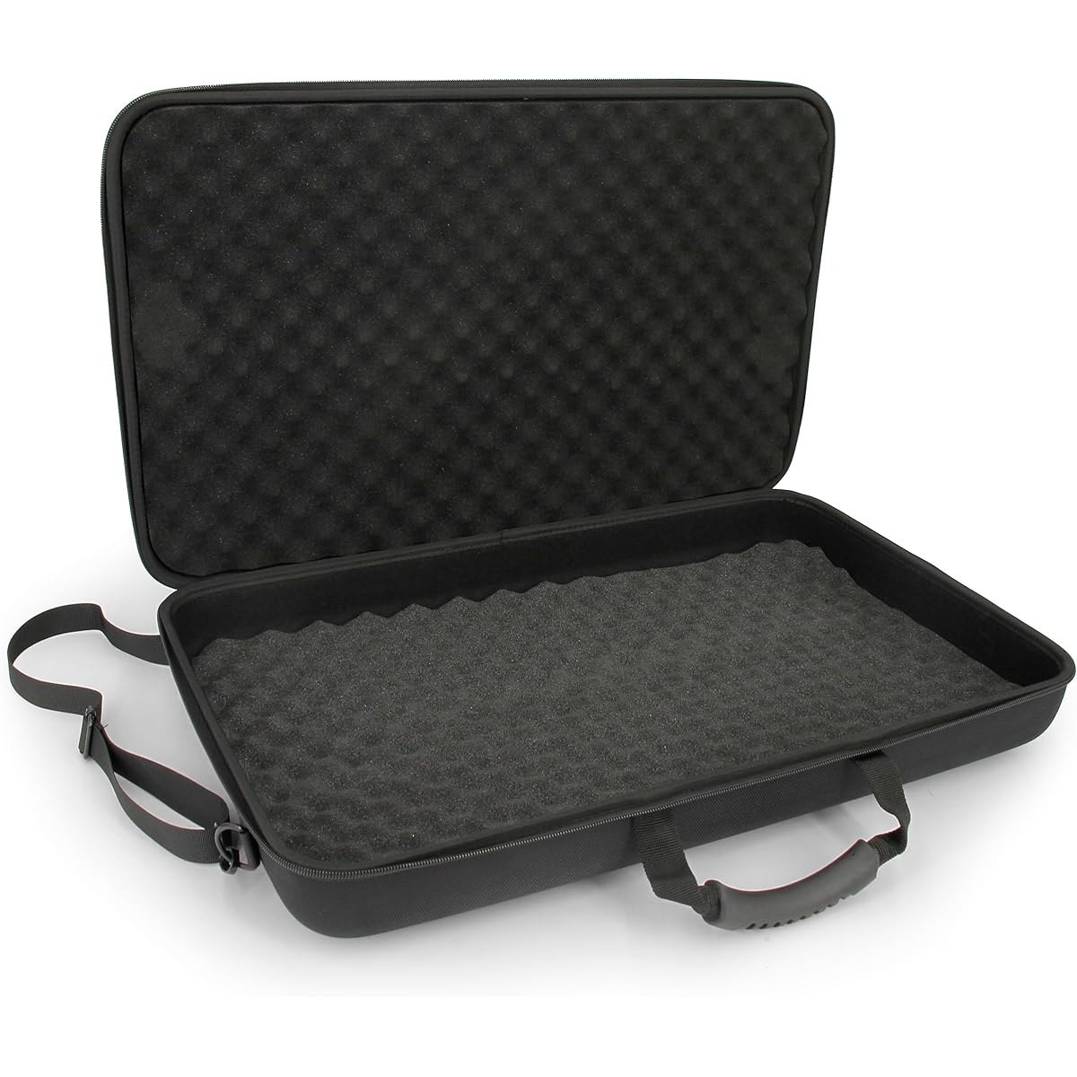 CASEMATIX Mixer Case Compatible with Pioneer DJ Controller DDJ FLX4 Rekordbox 400 with Space for Cables Adapter for DJ Controller Mixer Accessories with Additional Foam