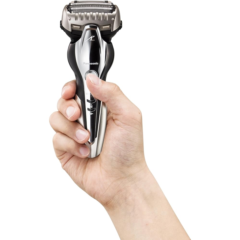 Panasonic Lamb Dash Men's Shaver 3 Blades Bath Shaving Gold Tone ES-ST8N-N