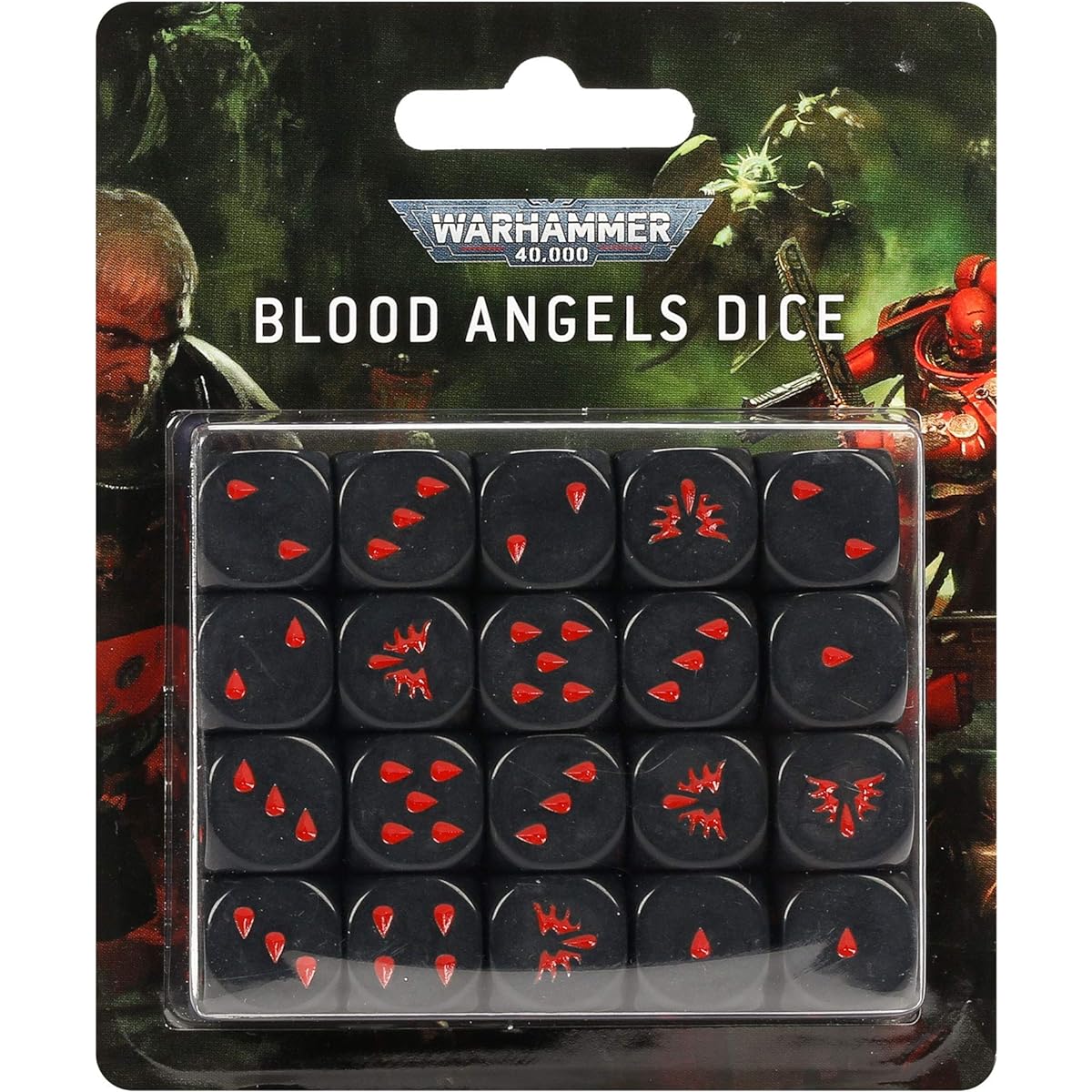 Warhammer 40000 Blood Angels Dice Set/ warhammer 40k Blood Angels Dice Set