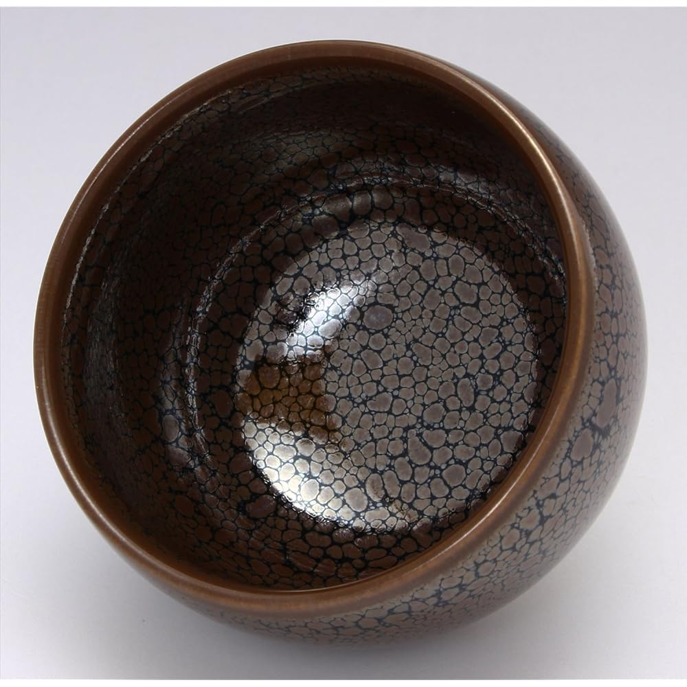 Arita ware Shinemon kiln sake cup (in wooden box) Yuteki Tenmoku