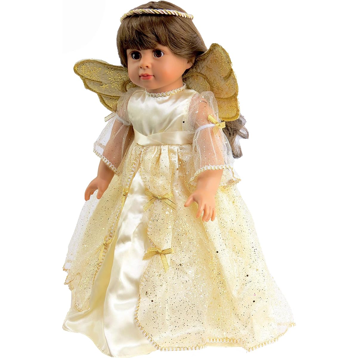 Golden Angel - fits 18" American Girl Doll, Madame Alexander Our Generation, etc. | 18" Doll Clothes