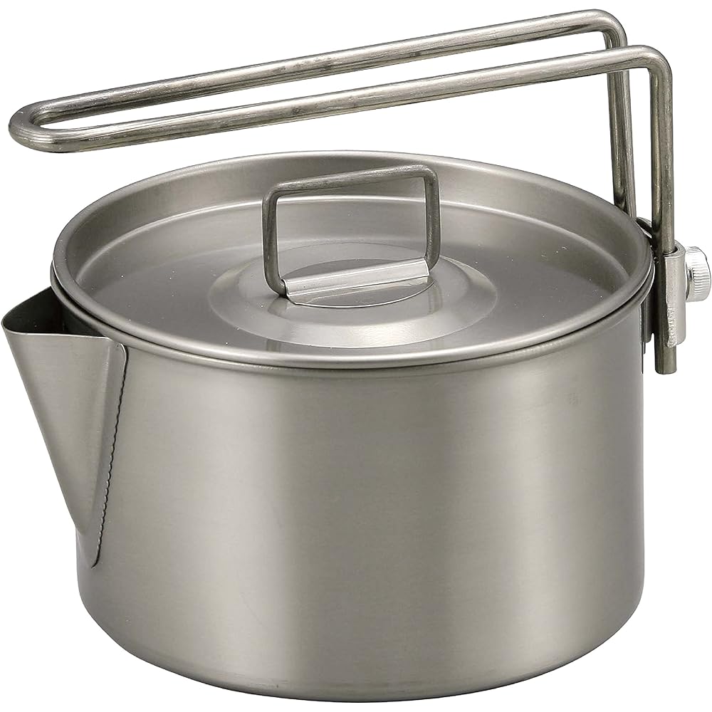 CAPTAIN STAG Camping Kettle Pot Camping Kettle Cooker 900ml