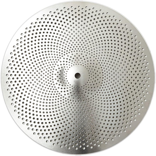 Low Volume Crash Cymbal 16 Inch Practice Crash Cymbal Quiet Crash Cymbal (16 Inch, Silver)