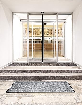 Kleen-Tex Mud Remover Entrance Mat Scrape Mat H Gray 75 x 120cm AK00011