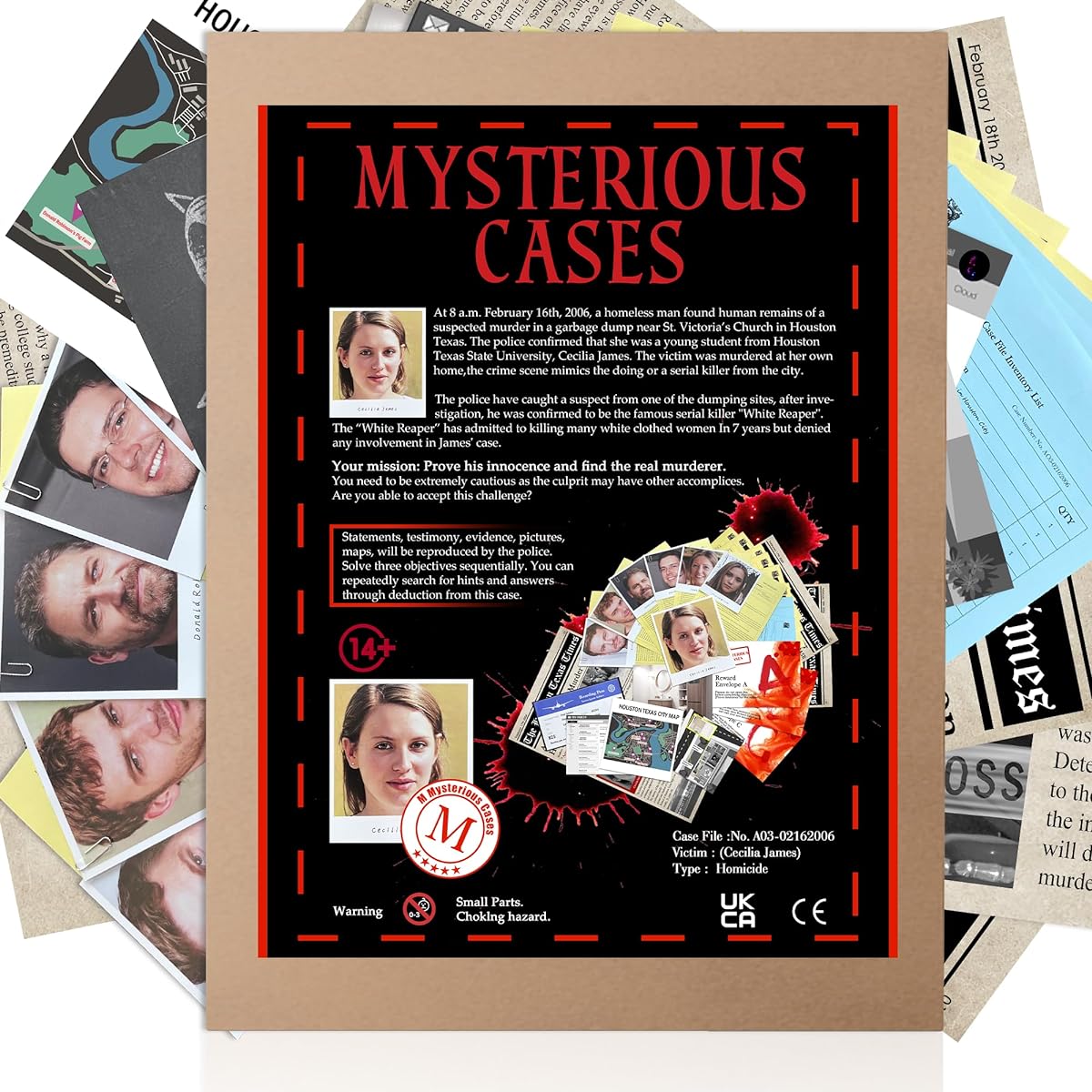 GLAXIAO Unsolved Murder Mystery Game Crime Solving Game Detective Evidence Murder Investigation Crime Cold Case Game - Can you solve the murder?