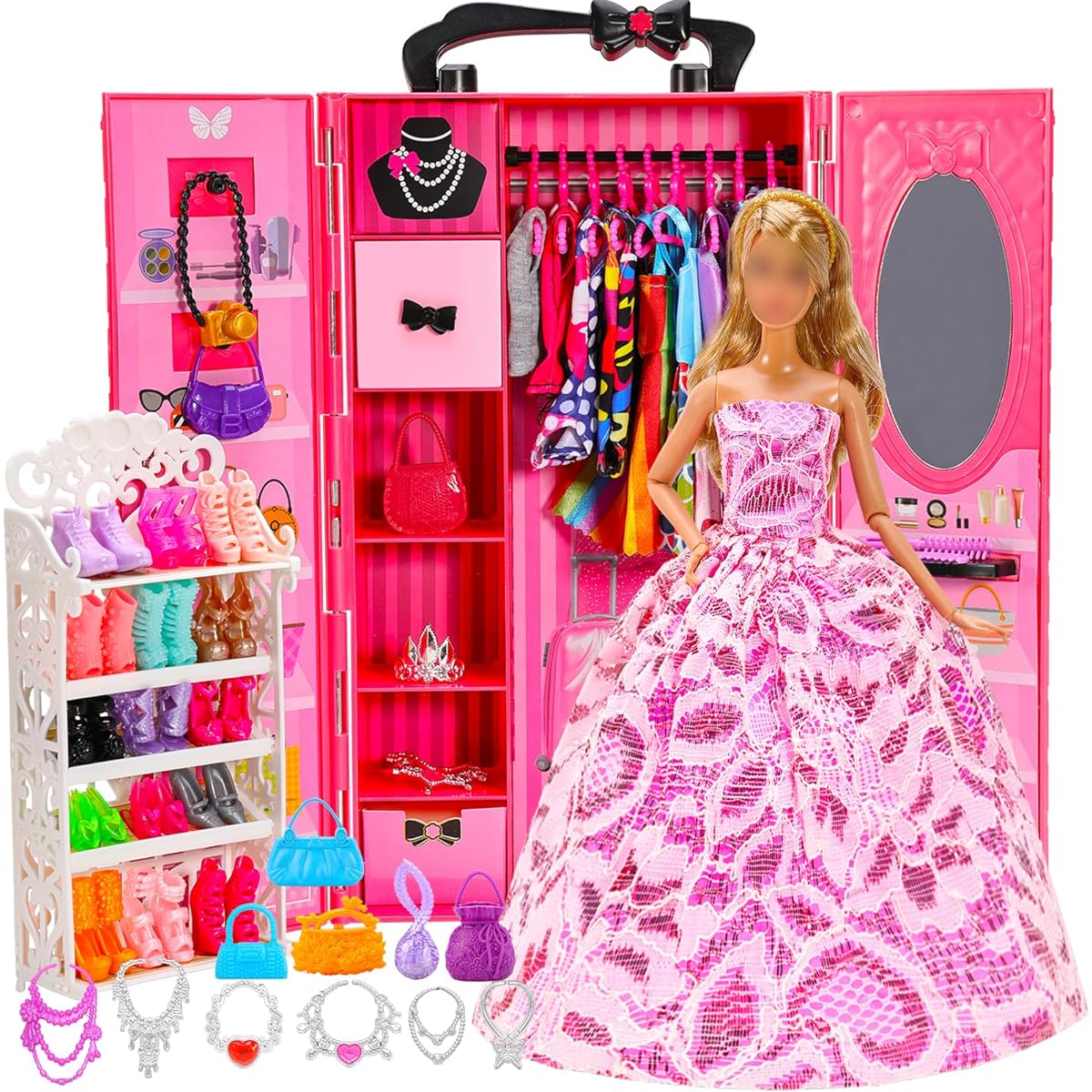 Barwa Outdoor Casual Outfit /Wear Dress Clothes Fits American Girl Doll, My Life Doll, Our Generation and other 18 inch