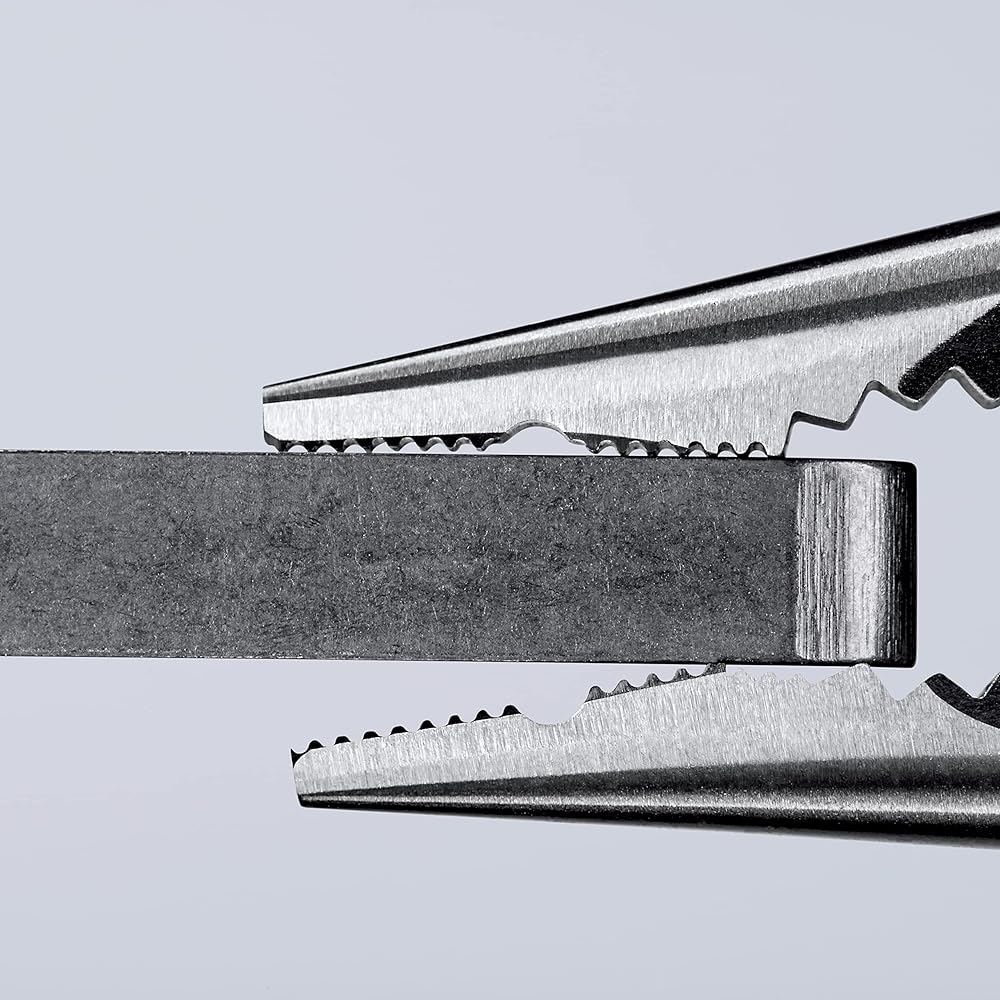 KNIPEX 0822-145TBK Needle Nose Pliers Fall Prevention (BK)