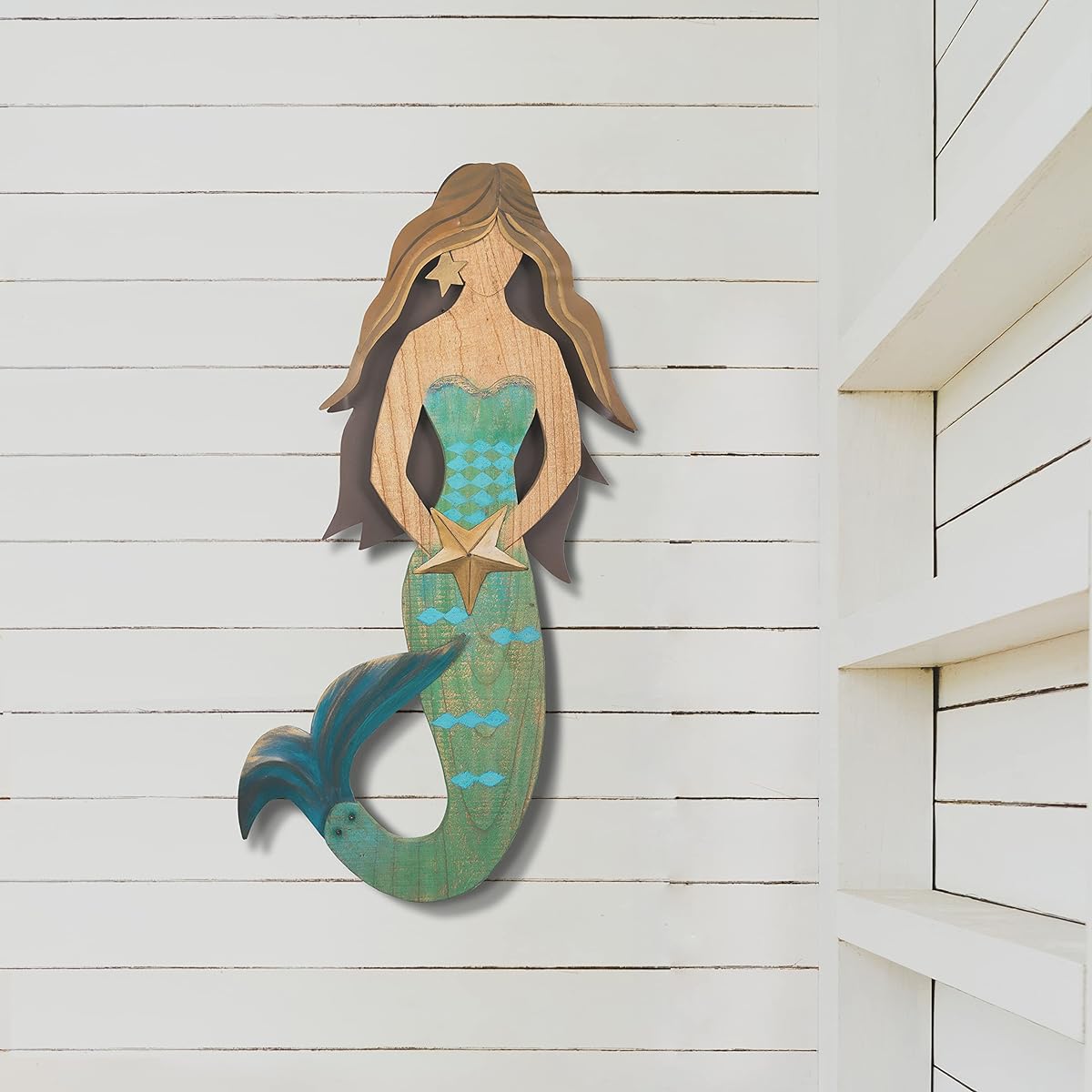 Mermaid - Beach Junk Creations - Made from all reclaimed and reclaimed materials