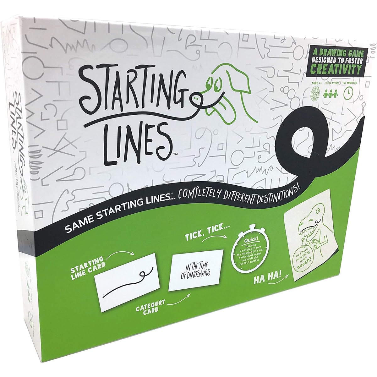 Starting Lines Creativity Drawing Game
