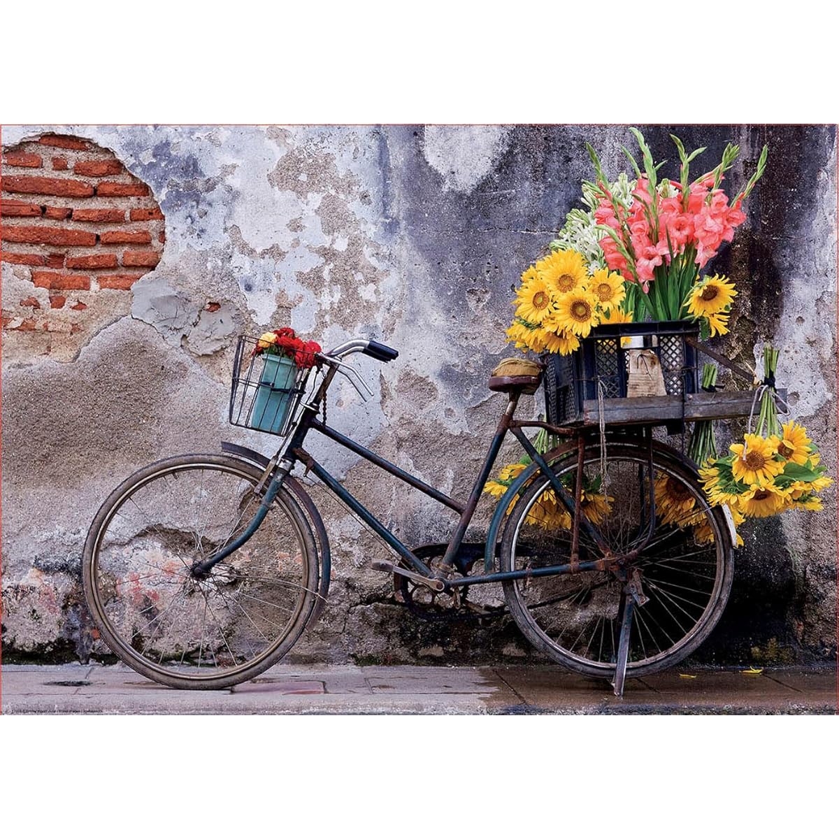 Educa Puzzle. Bicycle with Flowers 500 Teile