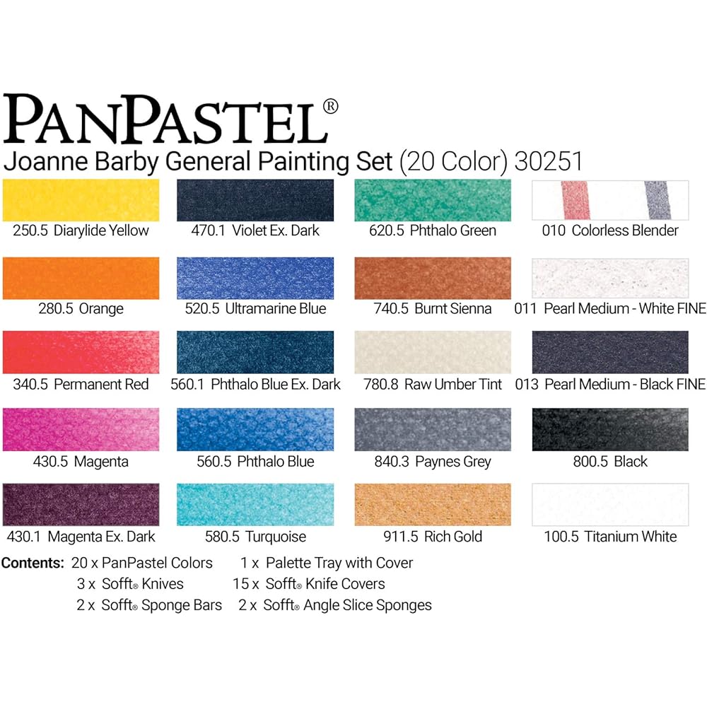 PanPastel 30251 Supervised by Joanne Barbie 20 color set 318455