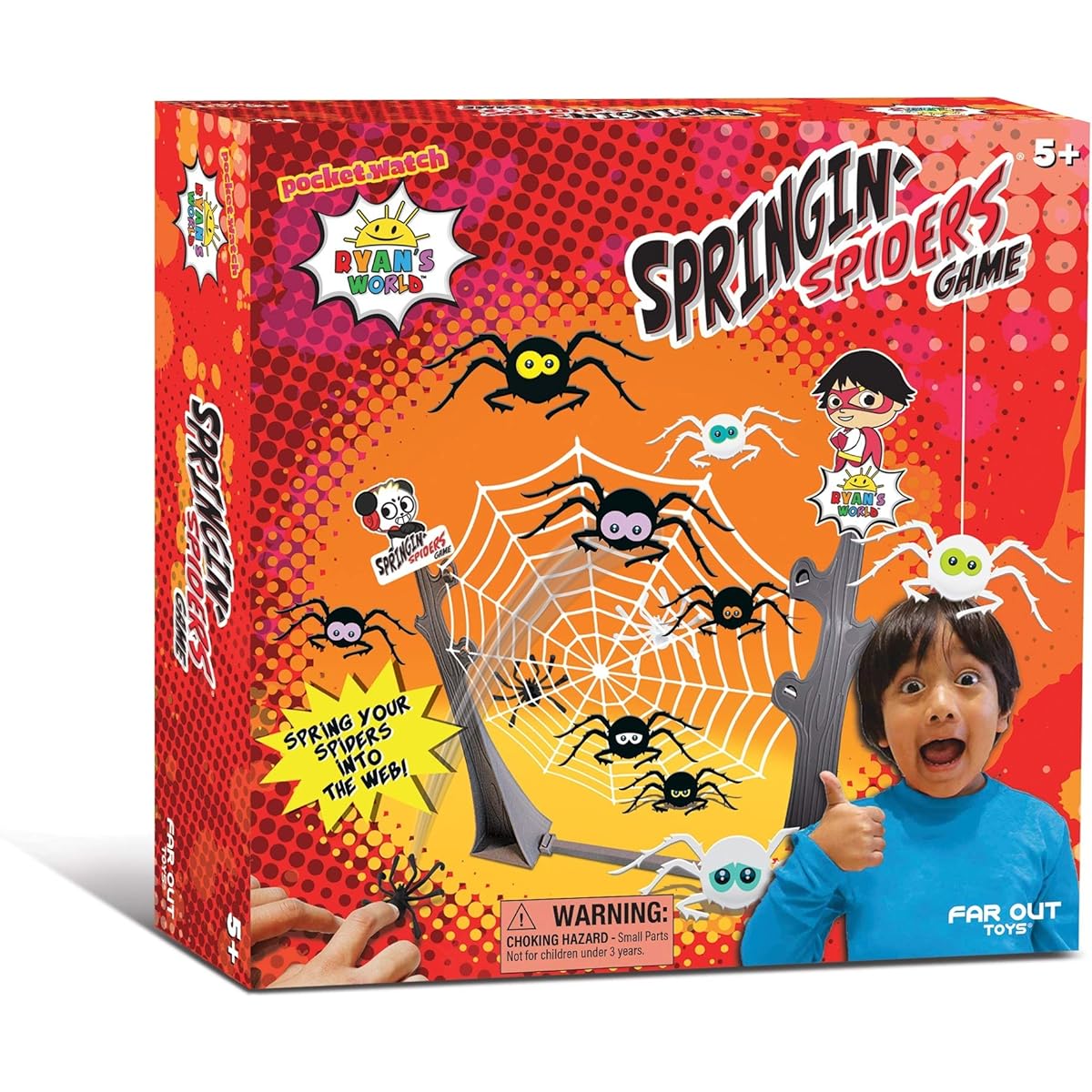 Ryan's World Springin' Spiders