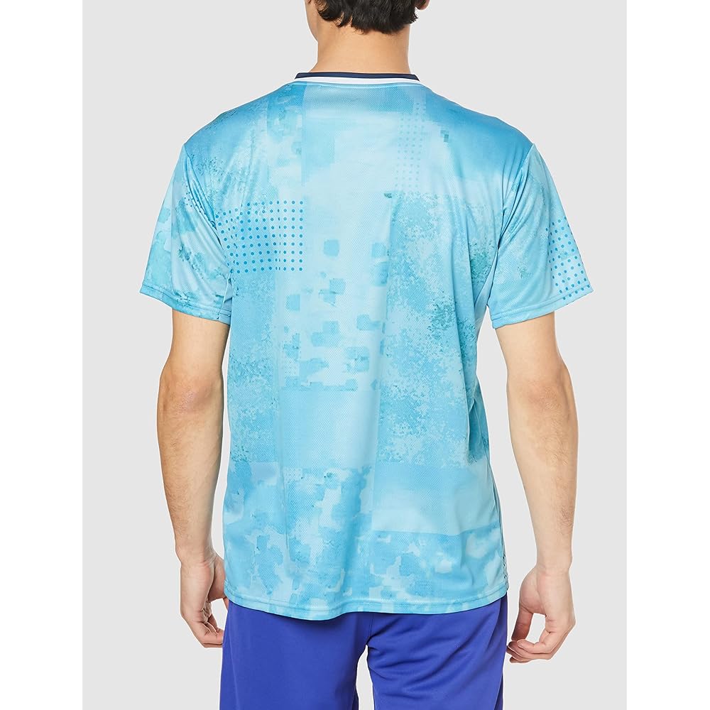 [Mizuno] Badminton Wear Game Shirt Short Sleeve Sweat Absorbent Quick Drying 72MAA005