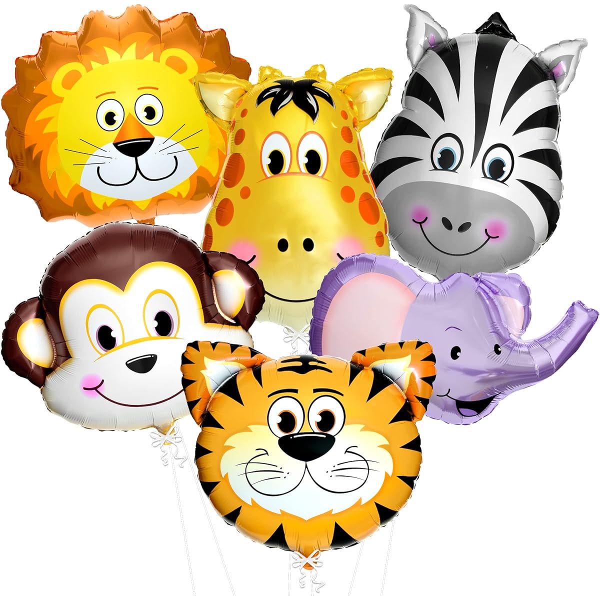 jungle foil balloon set