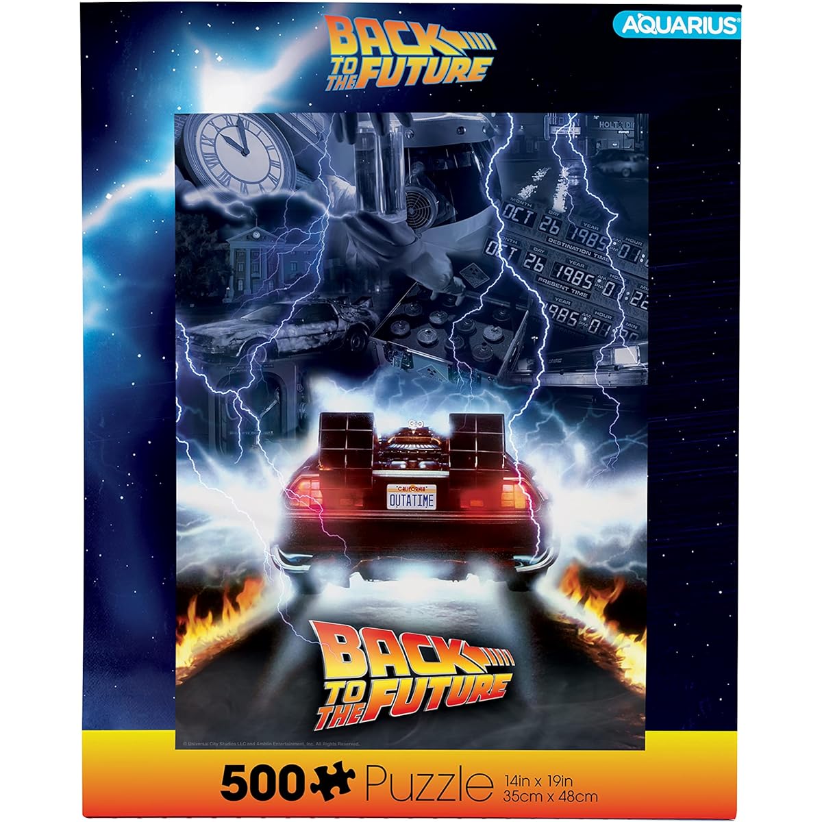 Back To The Future DeLorean 500 Pc Jigsaw Puzzle [Parallel Import]