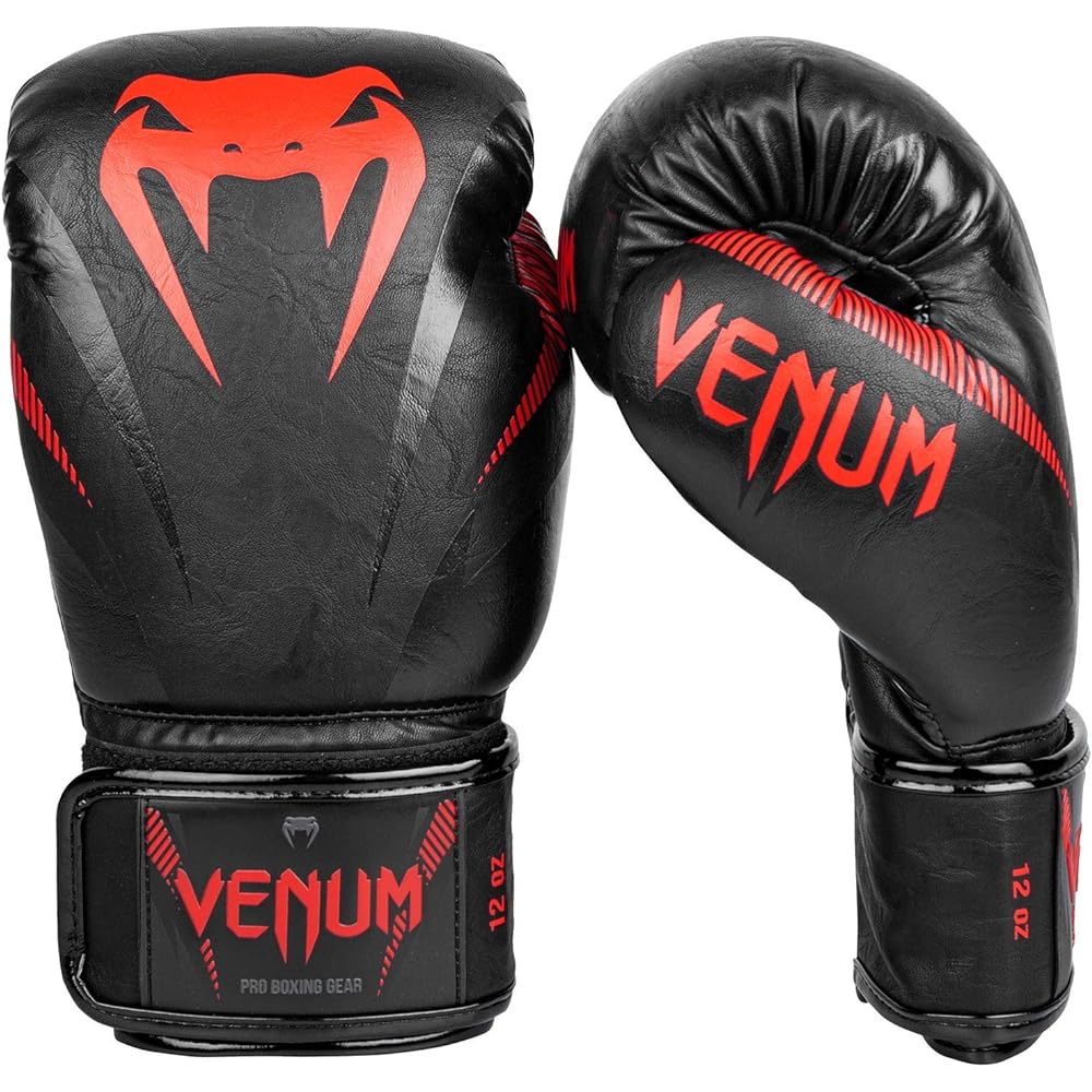 Venum Impact Boxing Gloves - Black/Red