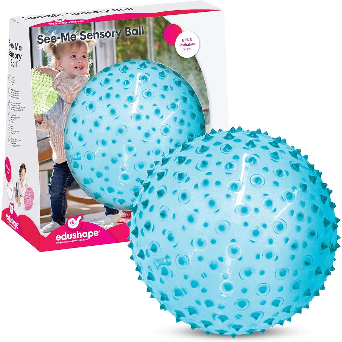 Edushape EDU705191 See Me Ball 7In Single (Colours May Vary)