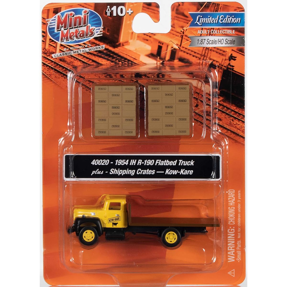 Mini Metal 1:87 Scale IH R-190 Flatbed Truck KowKare with Shipping Box