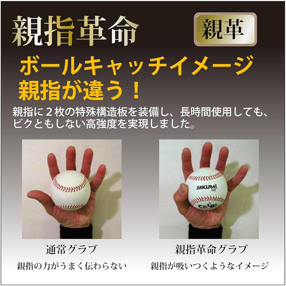 SAKURAI [Sakurai Boeki] FALCON Baseball Glove Gloves Softball Boys All Round Jr-M Size Black Left FG-2355 Height 130-145cm For lower elementary and middle school students