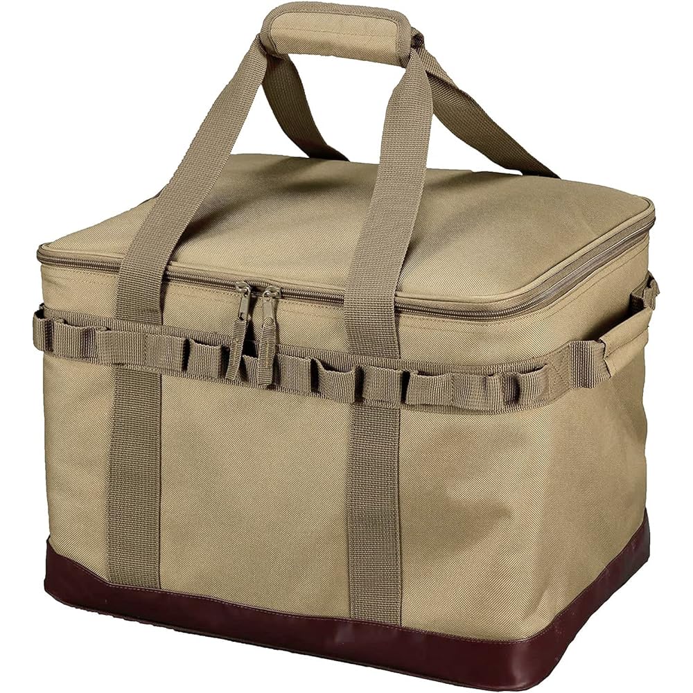 BUNDOK Gear Case BD-911 Camping Storage Soft Type Brown Standard