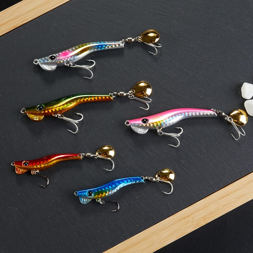 [KOKO Lure] Metal Jig Lure Sea Bass Blade Jig Spanish Mackerel 19G 28G 40G Spintail Jig Set Flounder Blue Fish KK-SP