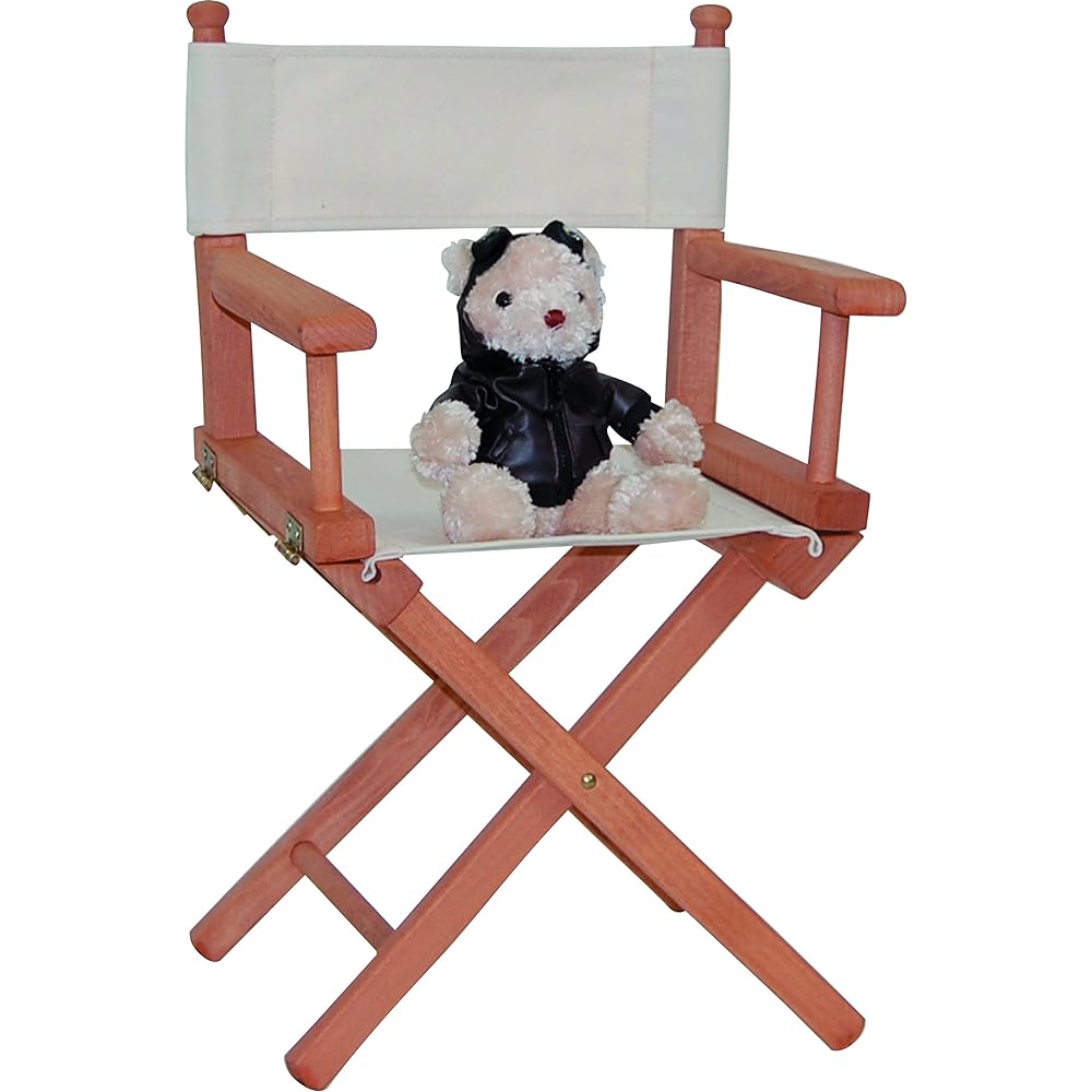Italy LaSedia Register Bambino Cotton Natural/Children's Foldable Garden Chair/Deck Chair