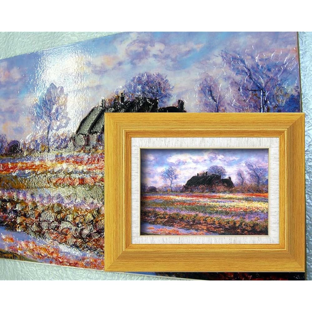 Monet masterpiece frame thumb (with 3D processing) Flower garden/17747