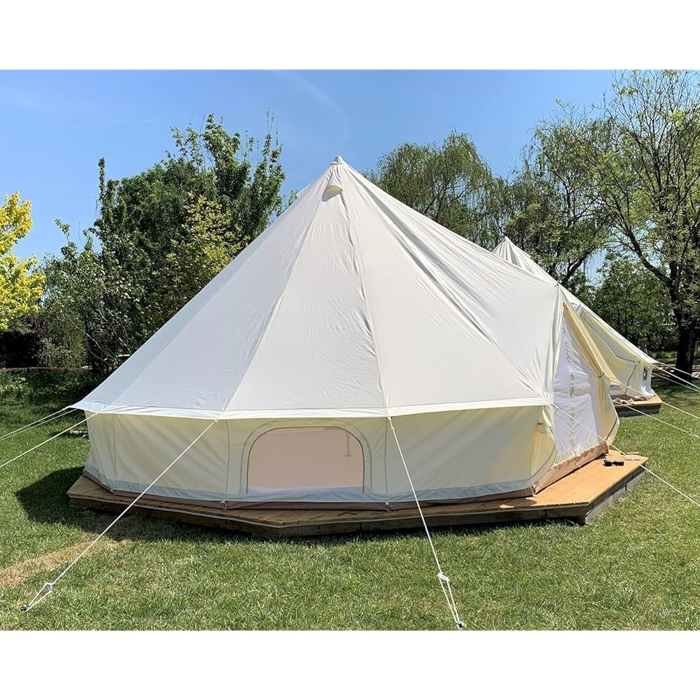 3-6m 900D Oxford cloth yurt tent, four seasons tent tent suitable for family outdoor camping Bell Tent