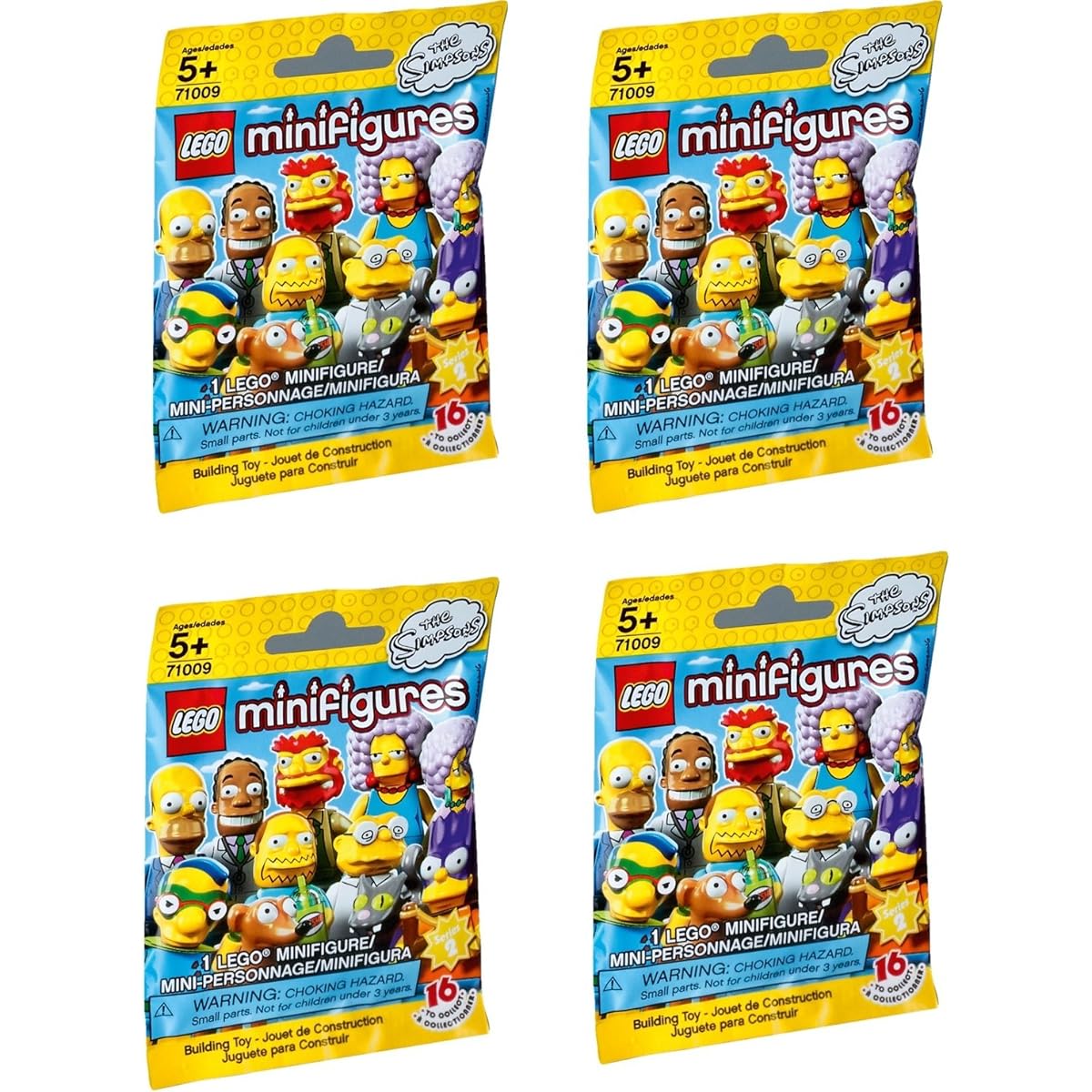 [LEGO] LEGO Minifigures The Simpsons Series 2 Random 4 Packs SIMPSONS-MINIFIG-4PK-AMZ [Parallel Import]