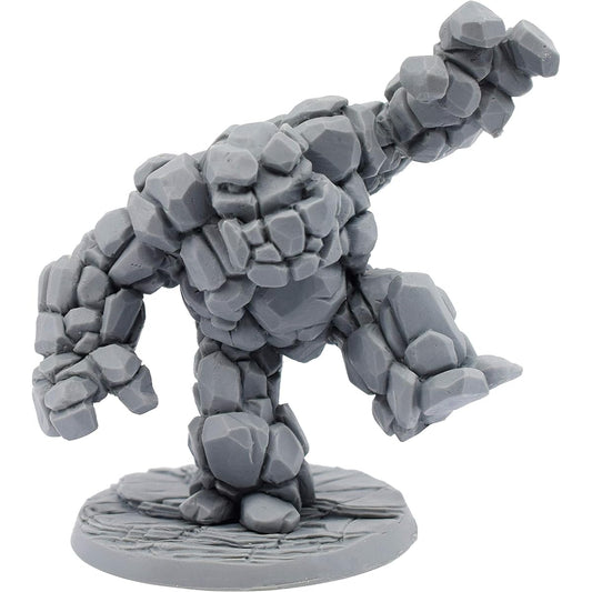 Stonehaven Miniature Rock Elemental Miniature Figure 100% Urethane Resin 93mm Height (for 28mm Scale Tabletop Wargaming) Made in the USA