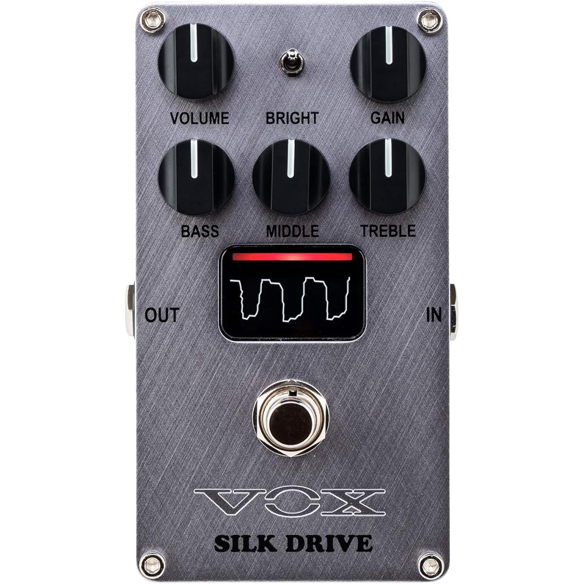 VOX Compact Effector for Electric Guitar SILK DRIVE VE-SD Silk Drive Vacuum Tube Nutube Equipped with Clean Crunch Overdrive