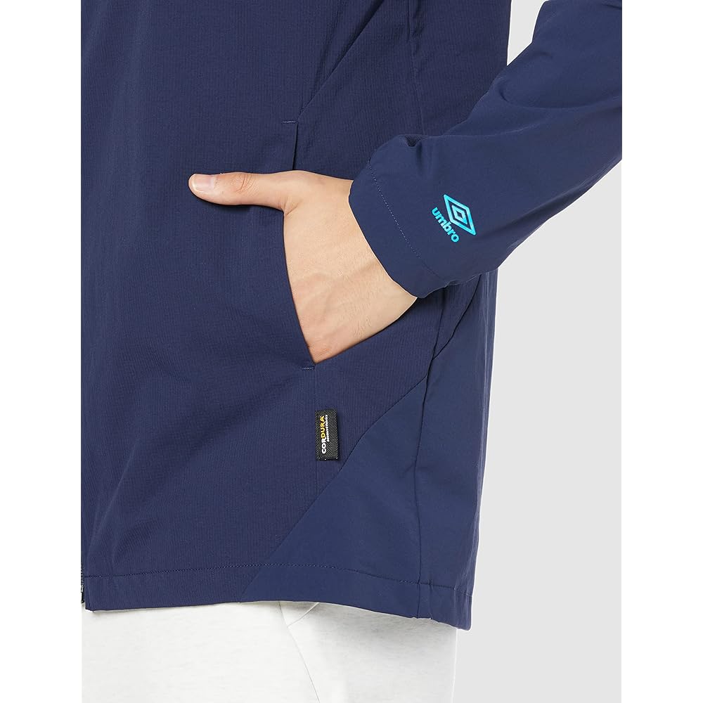 [Umbro] Men's Windbreaker Soccer Parka Cordura Nylon Water Repellent Stretch Windproof High Strength