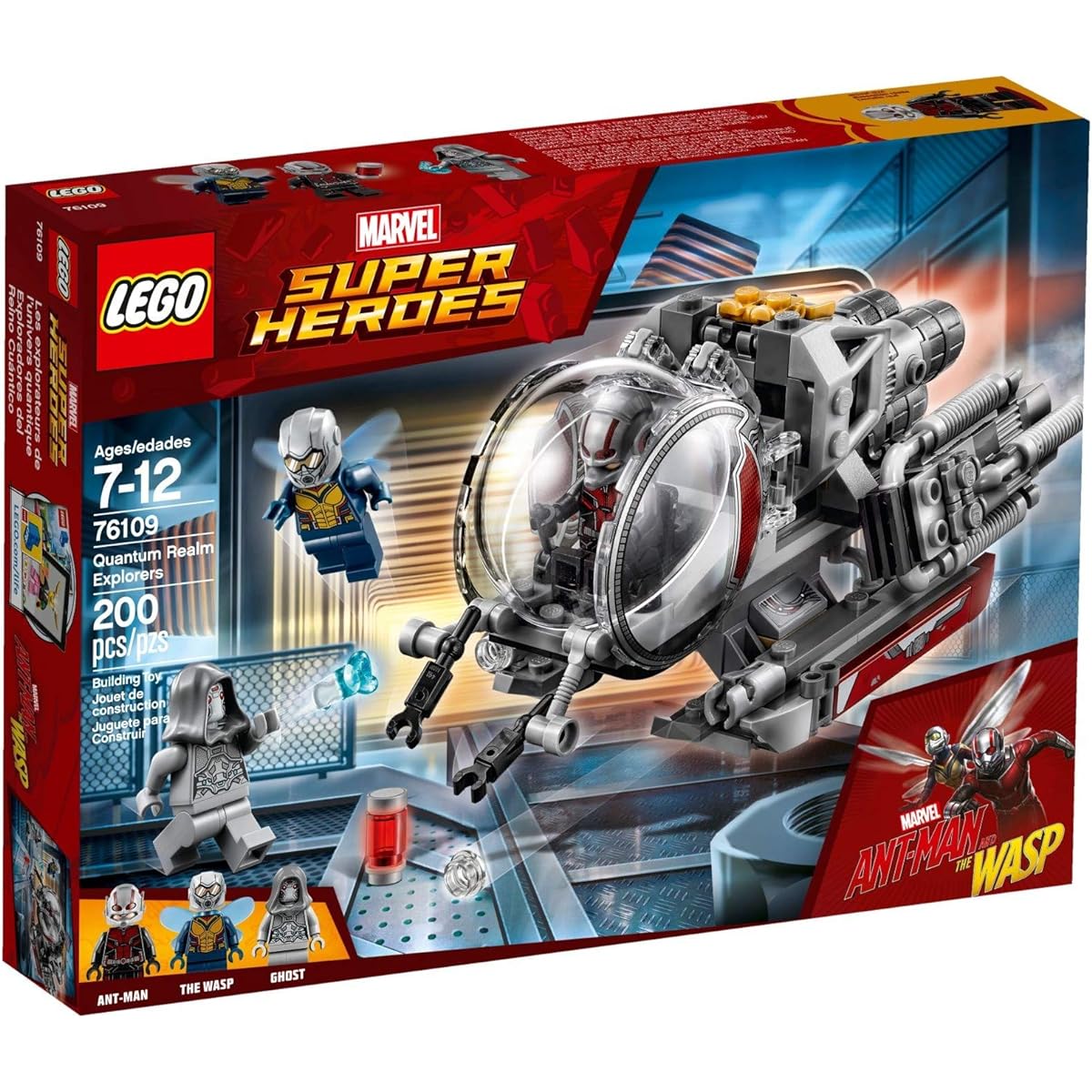 LEGO Super Heroes Ant-Man Quantum Vehicle Attack 76109...