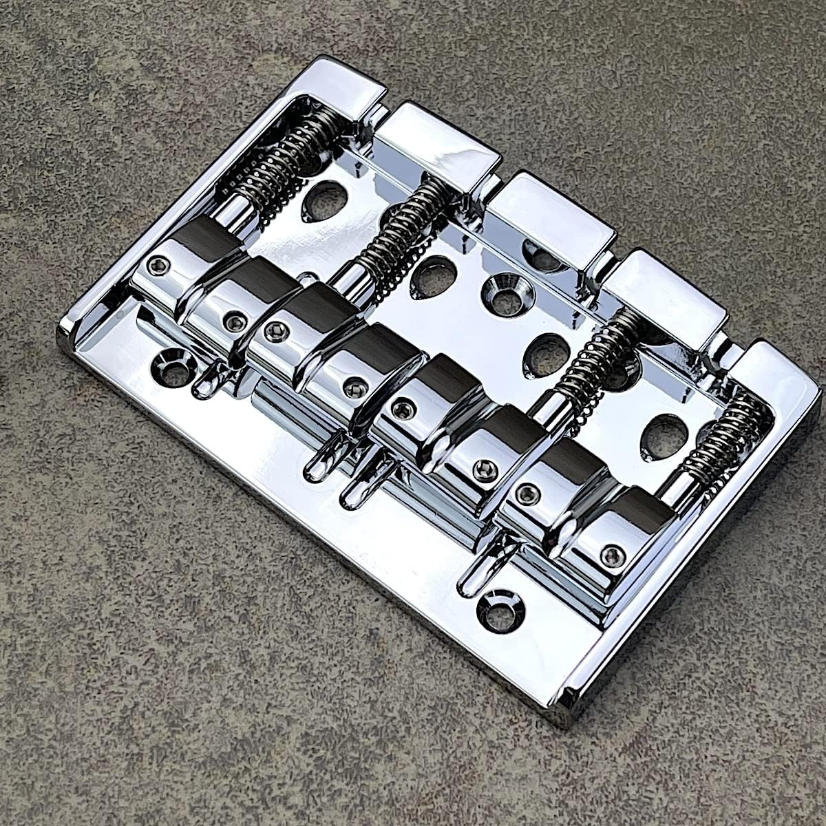 Gotoh Multitone Series Bass Bridge - 4 Strings - Chrome - 404BO-4CS